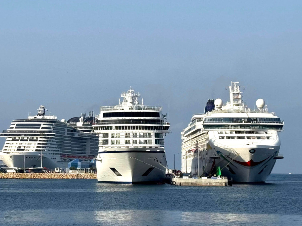 Tarragona Cruise Port rep l’escala de tres creuers en un mateix dia