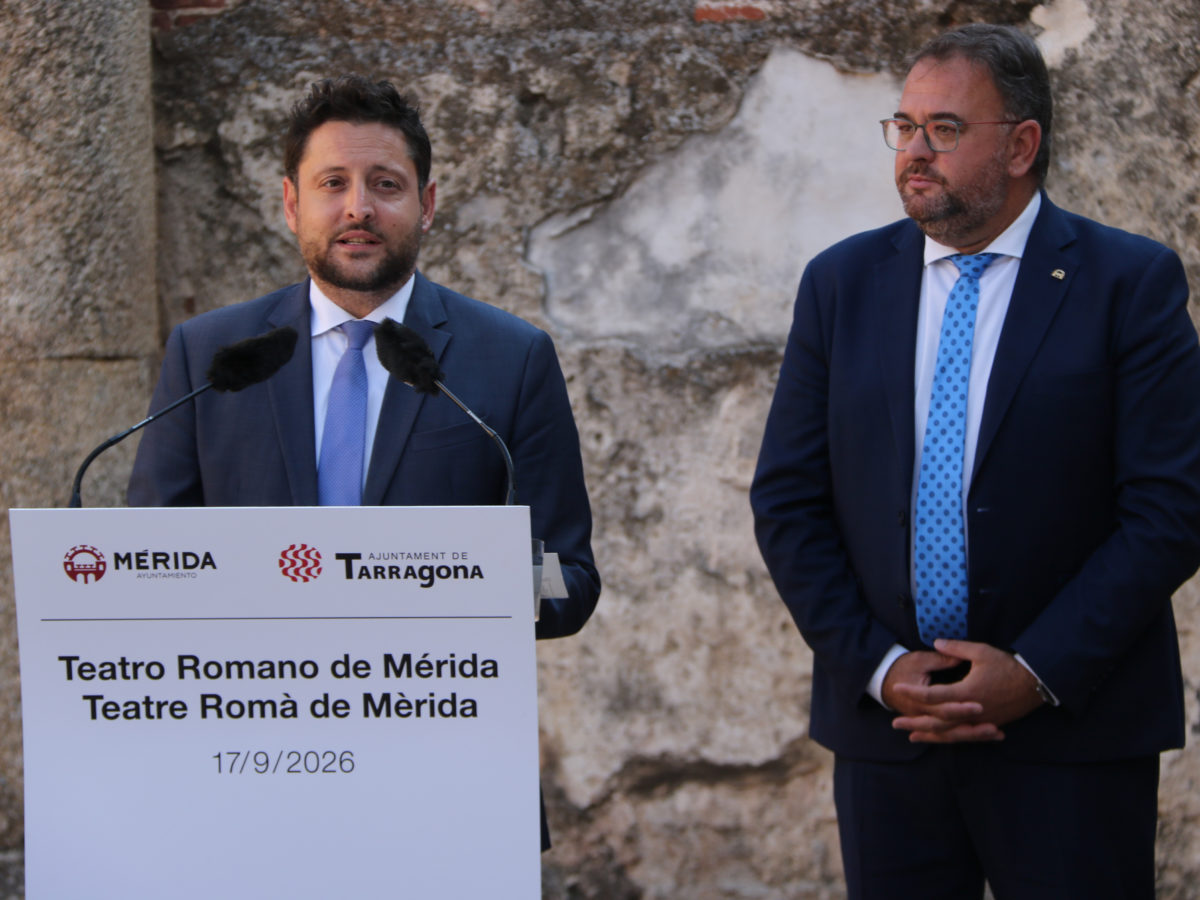 El Teatre de Tàrraco i el Teatre Romà de Mèrida signen un protocol de col·laboració i projecció conjunta