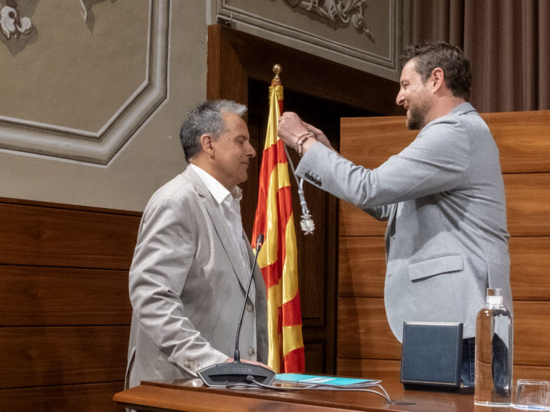 Pren possessió Enric Batista FOTO: Ajuntament de Tarragona