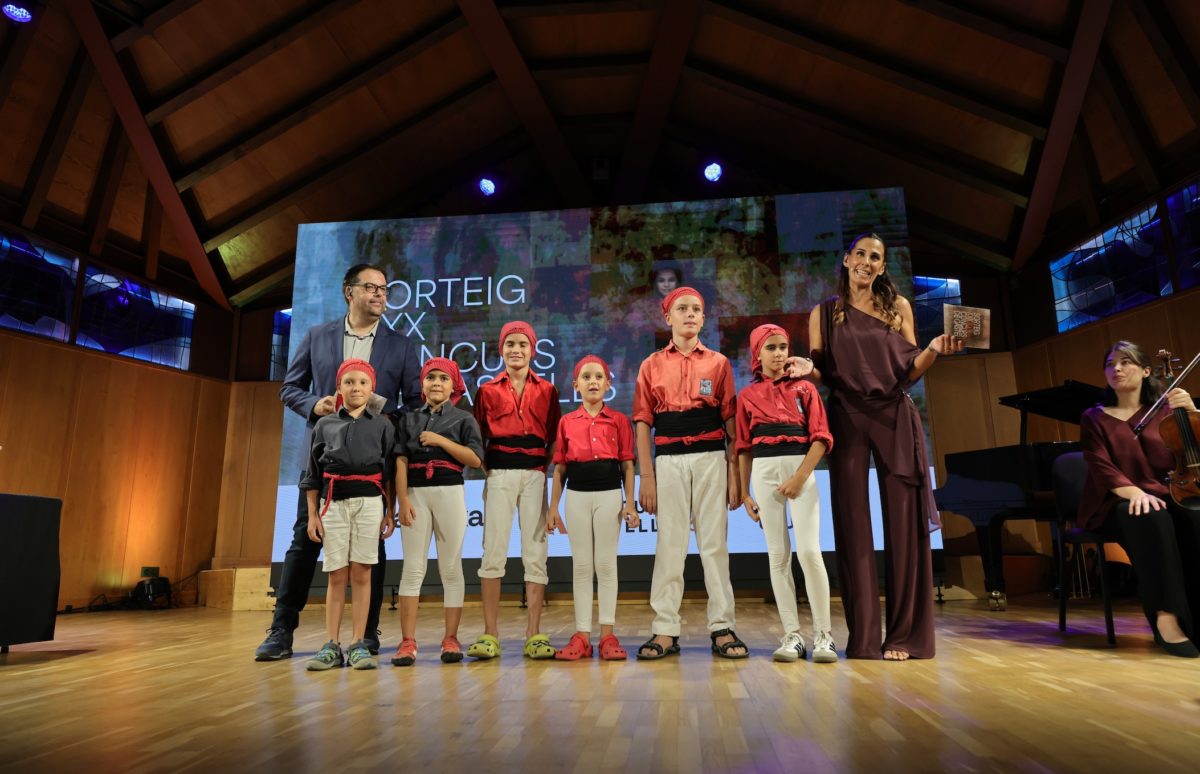 Canalla Nens del Vendrell. Imatges de © Manel R. Granell/Vilaniu Comunicació, de l'acte celebrat a l'Auditori Pau Casals, del Vendrell.