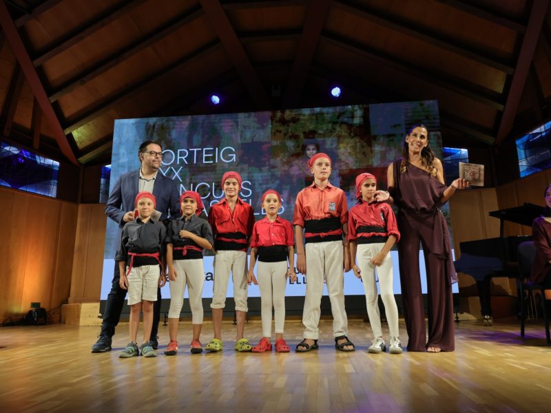Canalla Nens del Vendrell. Imatges de © Manel R. Granell/Vilaniu Comunicació, de l'acte celebrat a l'Auditori Pau Casals, del Vendrell.