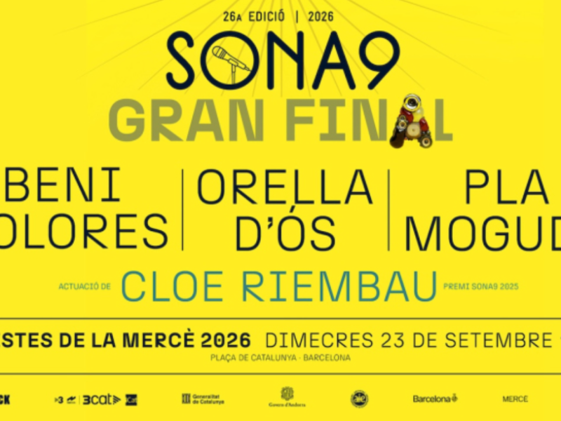 Pla Moguda guanya el concurs Sona9 2026 a Plaça Catalunya