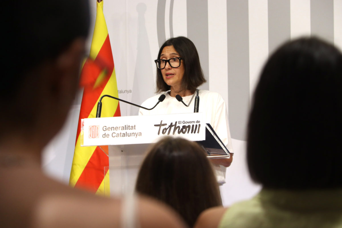 Núria Parlón. Consellera d'Interior FOTO: ACN
