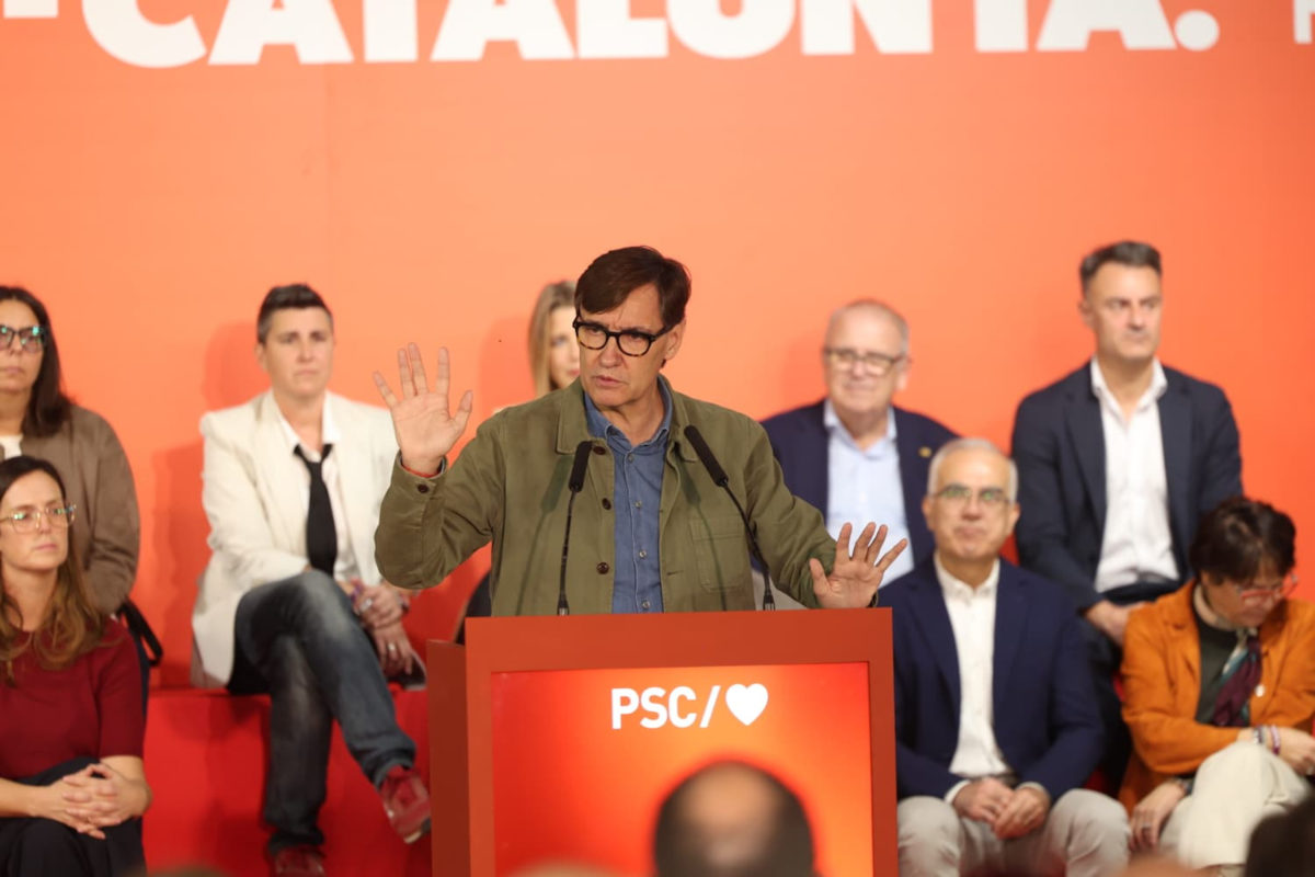 Salvador Illa a l'acte de presentació dels candidats i candidates del PSC al Congrés i al Senat per Tarragona a les eleccions del pròxim 29 de novembre Data de publicació: diumenge 25 d’octubre del 2026, 15:16 Localització: Tarragona Autor: Cedida