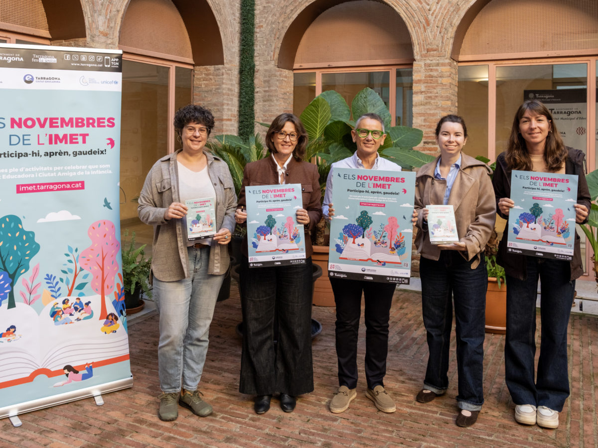 La consellera d'Educació, Isabel Mascaró, a la presentació d'Els Novembres de l'IMET. FOTO: cedida per l'Ajuntament de Tarragona