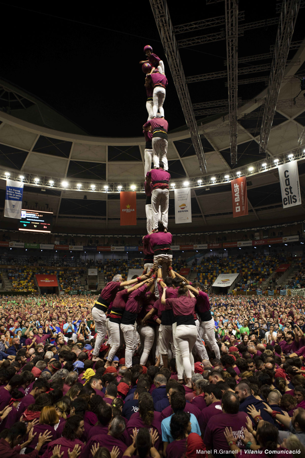 Castellers de Lleida FOTO: Manel R. Granell. Vilaniu Comunicació