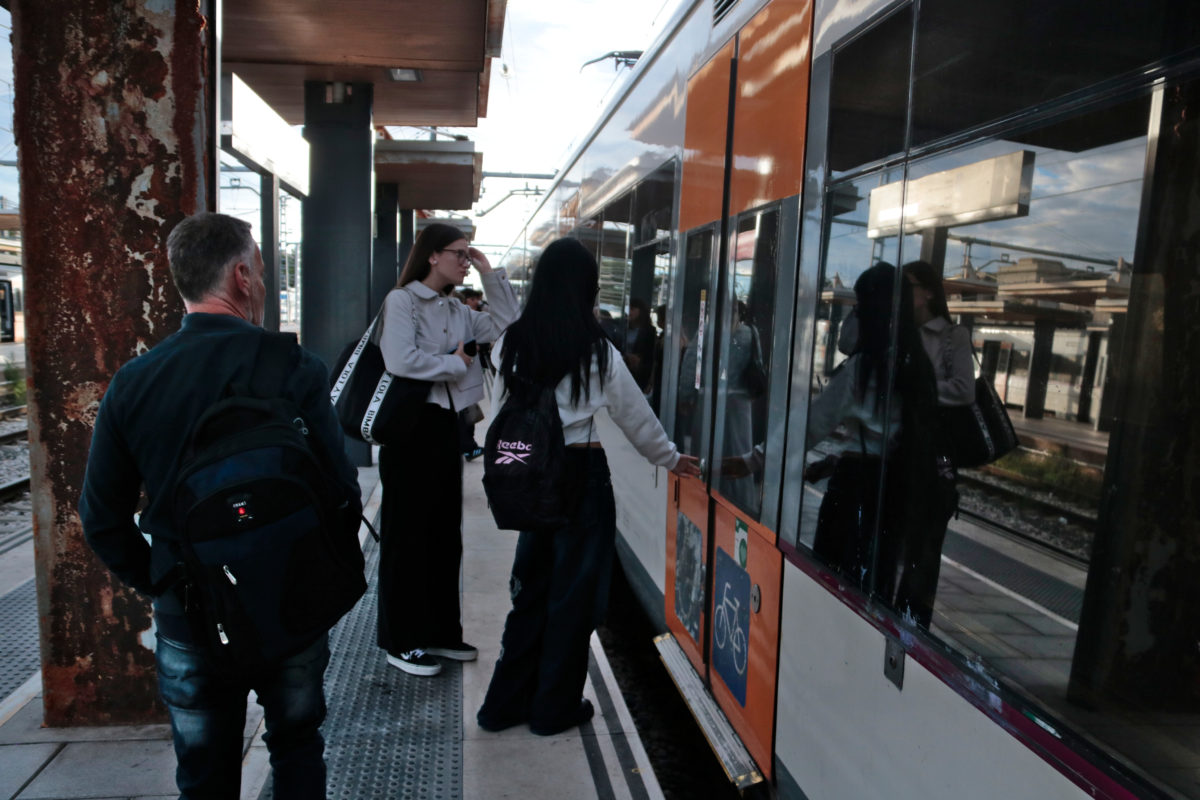 Estació de Sant Vicenç FOTO: ACN