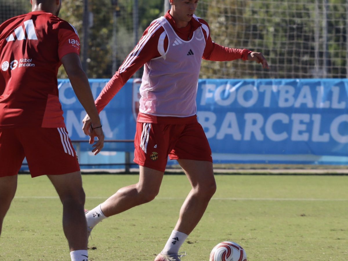 Fran Gil, content del seu rendiment en els dos primers partits que ha jugat amb el Nàstic