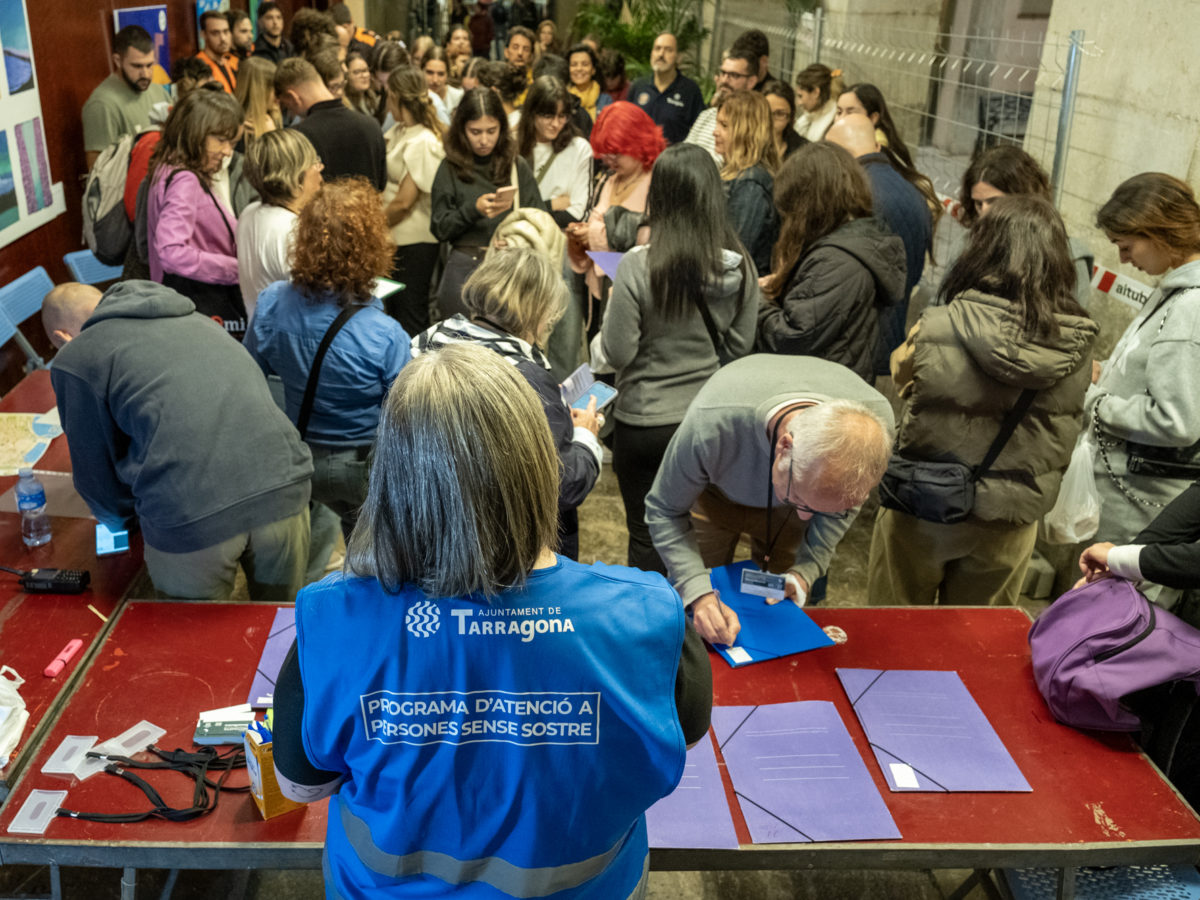 Tarragona localitza 100 persones en situació de sense sostre en un nou recompte nocturn