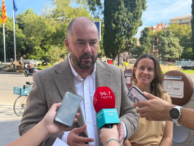 Xavi Puig, alcaldable d'ERC i Maria Roig, portaveu d'ERC FOTO: ERC