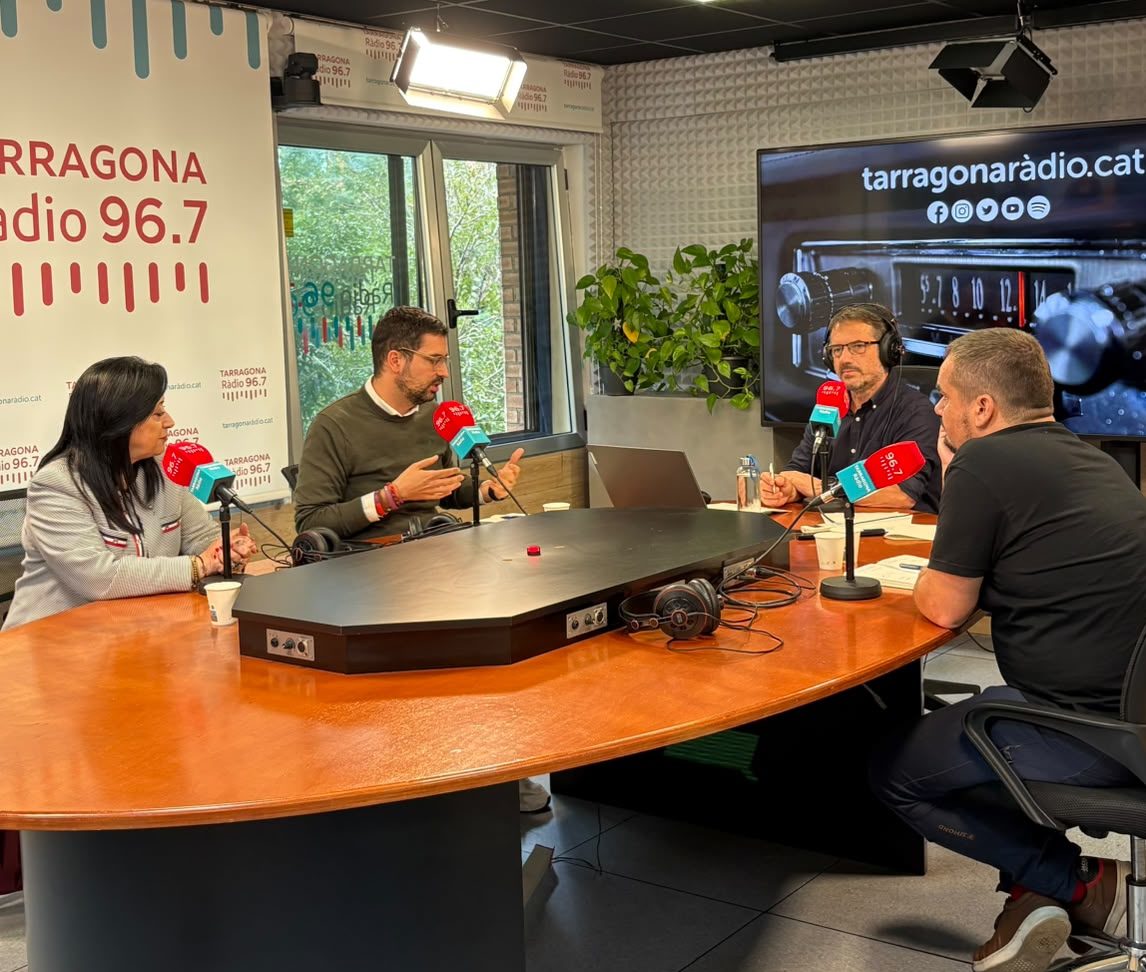 Tertúlia amb Maria Mercè Martorell, Nacho García Latorre, Josep Suñé i Jordi Collado FOTO: Tarragona Ràdio