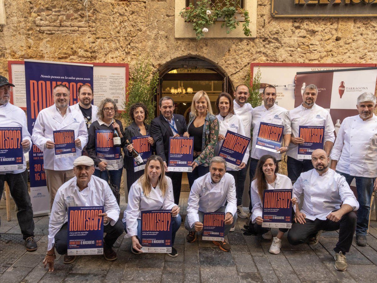 Divuit restaurants participen a les XI Jornades Gastronòmiques Romesco & Macabeus 100% DO Tarragona